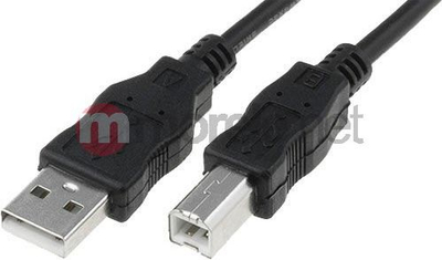 Kabllo USB Digitus AK300105030SIMP, USB A në micro USB, 3 m, e zezë