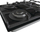 Hob me gaz Gorenje GTW641EB, 4 zona gatimi, kapak gize, i zi
