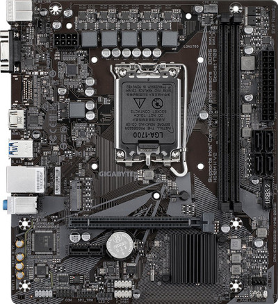 Pllakë amë Gigabyte, Intel H610, 64GB DDR5, Micro ATX