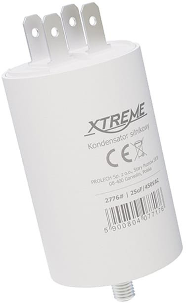 Kondensator motori DPA 25µF, 450V, 40x95mm
