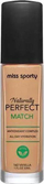 Fondatinë Miss Sporty Naturally Perfect Match, vegane hidratuese, 30 ml, ngjyra 160 Vanilla