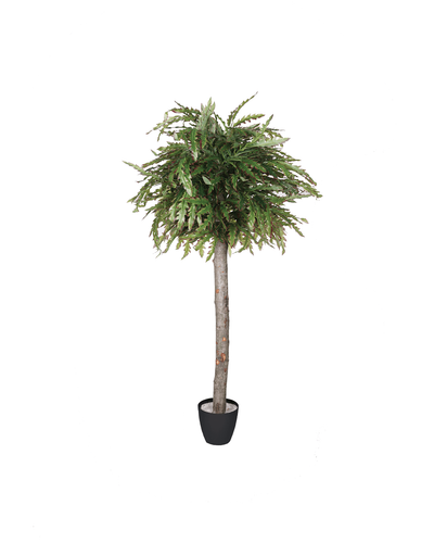 Lule artificiale Verde Decor One Ball Red Sparrow, 125 cm