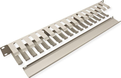 Kanaletë kabllosh 19" 1U Triton 40x60mm, gri e hapur