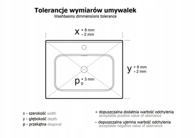 Lavaman banjoje Elita SKAPPA 80, 80 cm, qeramikë, i zi mat