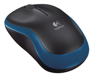 Mouse Logitech M185 - Wireless, Blue