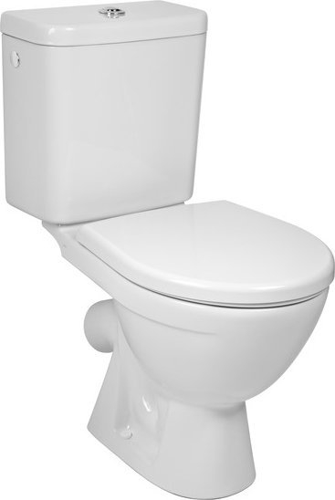 Kombinim WC JIKA LYRA PLUS, Dual Flush 6/3L, dalje horizontale, i bardhë