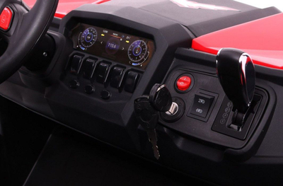 Makine lodër elektrike Ramiz UTV-MX, 24V, 2 ulëse, e kuqe