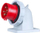 Wtyczka tablicowa katowa 16A 5P 400V czerwona IP67 TWIST (777152-6)