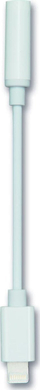 Kabllo audio 2GO 797294, 3.5mm në Lightning, 0.1m, e bardhë