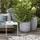 Vazo dekorative Capi Europe Ball Planter Rib NL, 43x41 cm, për brenda edhe jashtë, ngjyrë ivory