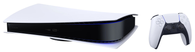 Konzола Sony PlayStation 5 Digital Edition, 825GB, бела/ црна