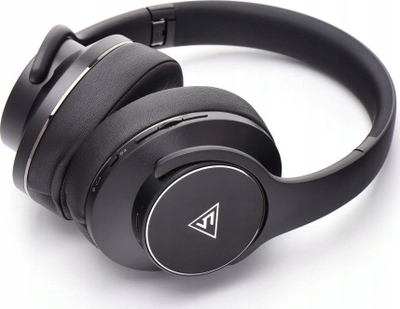 Kufje over ear DOQAUS Design 1, pa tela, 65 orë bateri, të zeza