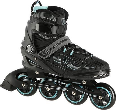 Patina inline Nils Extreme për të rritur, ABEC 9, të zeza