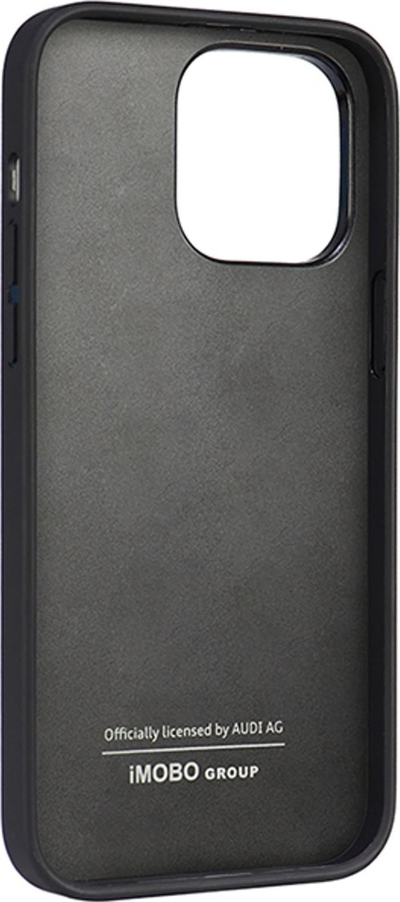 Futlle telefoni Audi Synthetic Leather, për iPhone 14 Pro Max 6.7", hardcase, e zezë