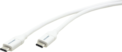 Kabllo USB C Kramer C-USB31, USB 3.2 Gen 1, 0.9 m, e bardhë