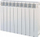 Radiator alumini Gavia 500, 10 copa, 1488W, i bardhë