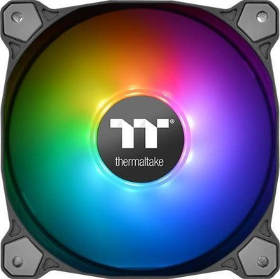 Вентилатори за компјутер Thermaltake Pure Plus 12 RGB, сет 3x120 mm, со хаб, црни