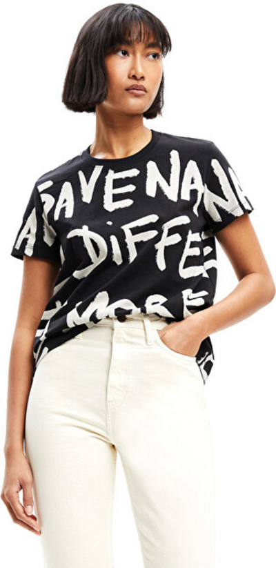 Maicë Desigual Enya Regular Fit, e zezë