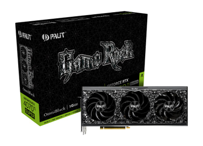 Графичка картичка Palit GameRock OmniBlack GeForce RTX 4070 Ti SUPER, 16GB GDDR6X, црна