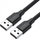 Kabllo USB Ugreen UGR391BLK, USB A në USB A, 1 m, e zezë