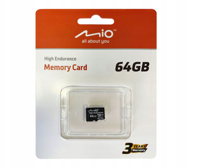 Kartë memories Mio High Endurance MicroSD, 64GB, UHS I