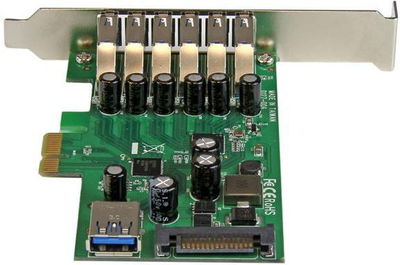 Kontrollues StarTech PCIe 2.0 x1, 7x USB 3.0 