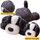 Lodër pellushi Plush Mascot qenush, 30cm, gri e errët