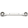 Çelës unazor ratchet Stahlwille 25, 1/2" dhe 9/16", 174 mm, krom i argjendtë
