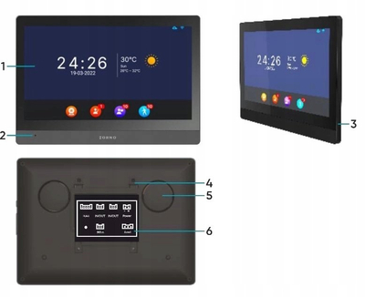 Set videointerfoni Orno GADI, 10", Wi-Fi, i zi