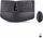 Set tastierë dhe maus Perixx PERIDUO-606, wireless 2.4 GHz, layout gjerman QWERTZ, i zi