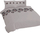 Set posteqesh Matex Satin Bedding R22, 220x200 cm, pambuk saten, gri