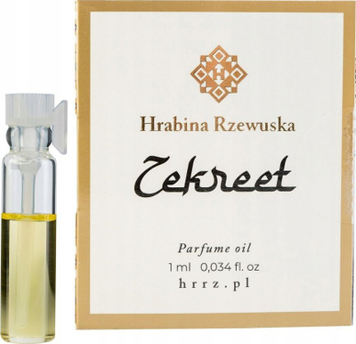 Vaj parfumi Hrabina Rzewuska Tekreet, koncentrat, 1ml, transparent