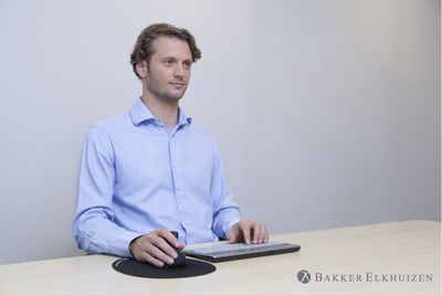 Mouse ergonomik BakkerElkhuizen Rockstick 2 Wireless, vertikal, madhësi Medium Small, i zi