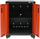 Dolap pune Yato me 2 dyer, 66 x 45.7 x 86.3 cm, i kuq e zi