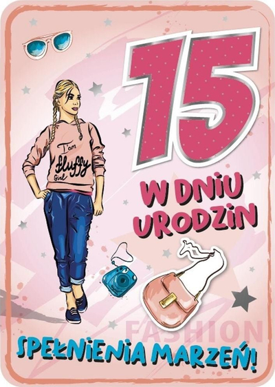 Kartolinë urimi Armin Style Birthday Card 15 GM-754, me zarf, shumëngjyrëshe