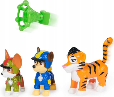Set figurina Paw Patrol Jungle Pups Chase Tracker Tiger, 5 cm, shumëngjyrësh