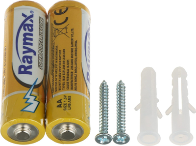 Detektor monoksidi karboni EL HOME CD-17A2V355/B, alarm zanor, ekran LCD, i bardhë