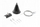 Set pezullimi rrëshqitës XLT 1FAC79 10, 1 fole, për dyer rrëshqitëse, i zi
