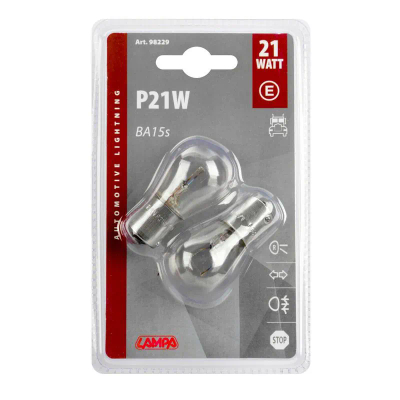 Lampa 24v 21w P21w Ba15s Blister