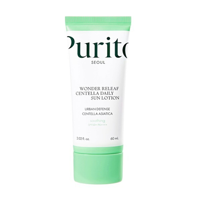 Krem mbrojtës ndaj diellit Purito Wonder Releaf Centella Daily Sun Lotion SPF 50+, 60 ml