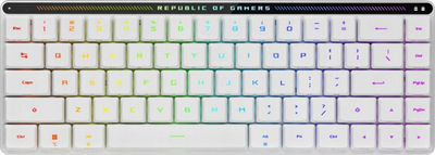 Tastierë Asus ROG Falchion RX Low Profile, pa kabllo, e bardhë