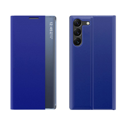Mbrojtëse Sleep View për Xiaomi POCO C65 edhe Redmi 13C, kapak palosës magnetik, blu
