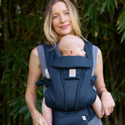 Nosilkë bebe Ergobaby Omni Deluxe Mesh, ergonomike, Midnight Blue