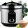 Tenxhere elektrike për oriz ProfiCook, 3 kg, funksion Keep Warm, inox argjendtë
