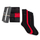 Çorape për meshkuj Hugo Boss, 6 palë, nr.40/46, të zeza/kuqe