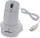 Maus pa tela Seal Shield Silver Storm, i papërshkueshëm nga uji, 2.4 GHz, i bardhë