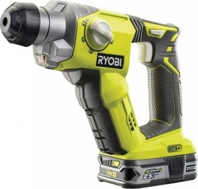 Çekiç-perforator Ryobi 5133003818, 18V, 2.5Ah, jeshil