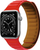 Rrip magnetik për Apple Watch 6 5 4 3 2 SE, 38 40mm, silikon, i kuq