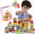 Set blloqesh druri Tooky Toy, 100 copa, shumëngjyrëshe