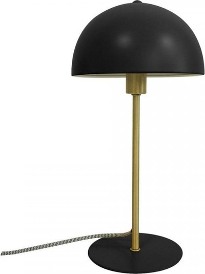 Lampë tavoline Leitmotiv Bonnet, moderne, ngjyrë e zezë